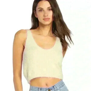 NWT- LULU'S Cozy Teddy Tank Top Sz small